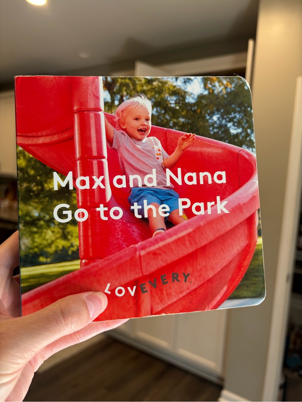 Lovevery book max and nana go to the park